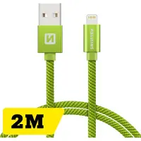 Swissten Datenkabel Textil USB / Lightning 2.0 M