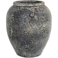House Nordic | Dekorativer Topf Capelo Grau Terrakotta 44x44x49 cm | NADUVI