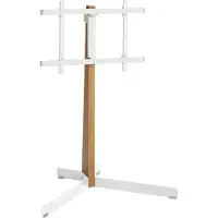 Vogel's Vogels COMFORT TVS 3695 weiß Standfuß Eiche / Stahl