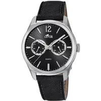 Lotus Herrenuhr Lederarmband schwarz 18374/4 Datum