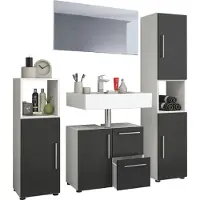 Hioshop Badmöbel-Set Flandu