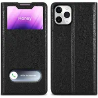 Cadorabo Book Hülle mit Doppelfenster für Apple iPhone 11 PRO
