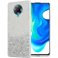 Cadorabo TPU Hülle für Xiaomi POCO F2 PRO mit Glitzer