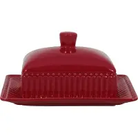 Greengate Butterdose ALICE CLARET RED Rot Medium 17x14 cm | Gr.: onesize