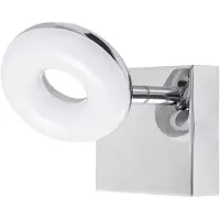 Rabalux 5716 Beata, 5W, 4000K, 465lm, silber-weiß, neutralweiß, 9x9cm