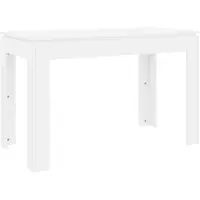 vidaXL Esstisch Weiß 120x60x76 cm Holzwerkstoff