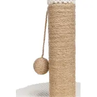 Trixie 44414, Katzenkratzbaum, Freistehend, Braun, Weiß, Holz, Polyester, 36 cm