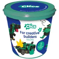 Clics Dinosaur World 6-in-1-Bausatz,