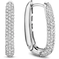 Ti sento Ohrringe - 925er Sterlingsilber The Classic Creole - Gr. unisize - in Silber - für Damen