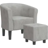 vidaXL Omar With footstool