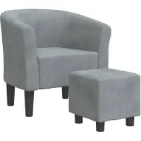 vidaXL Omar With footstool