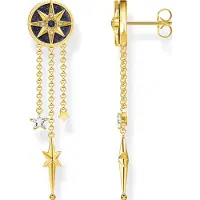 Thomas Sabo Ohrringe Royalty Stern mit Steine Gold