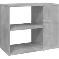 vidaXL Beistelltisch Betongrau 60x30x50 cm Holzwerkstoff