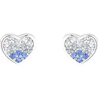 s.Oliver Ohrschmuck für Mädchen, 925 Sterling Silber, Zirkonia (synth.) | Herz