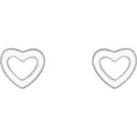 s.Oliver Ohrschmuck für Mädchen, 925 Sterling Silber | Herz