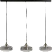 Light & Living - Hängeleuchte Solna - Antik Bronze - 120x30x21cm Hängelampe - Esstischlampe - Wohnzimmerlampe - Schlafzimmerlampe - Wohnzimmer