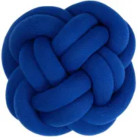 Design House Stockholm - Knot Kissen, klein blue