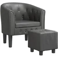 vidaXL Crosby With footstool