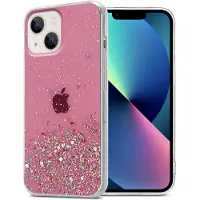 Cadorabo Hülle für Apple iPhone 14 im TPU funkelnder Glitter Style