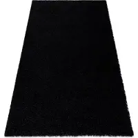 Rugsx Teppich SOFFI shaggy 5cm schwarz 60x100 cm