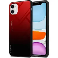 Cadorabo TPU 2 Farben Glas Cover