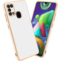 Cadorabo Hülle für Samsung Galaxy M31 im TPU mit Kameraschutz LM130 Style