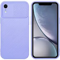 Cadorabo Hülle für Apple iPhone XR im TPU mit Kameraschutz LM009 Style
