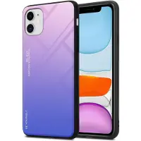 Cadorabo TPU 2 Farben Glas Cover