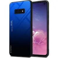 Cadorabo TPU 2 Farben Glas Cover