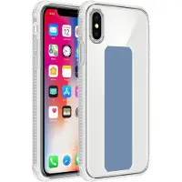 Cadorabo Hülle für Apple iPhone X / XS im TPU mit Halterung LM167 Style