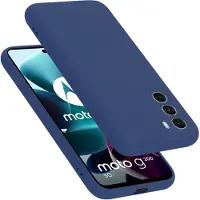 Cadorabo TPU Liquid Silicone Case Hülle für Motorola MOTO G200 5G
