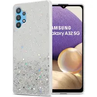 Cadorabo TPU Hülle mit Glitzer für Samsung Galaxy A32 5G