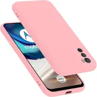 Cadorabo TPU Liquid Silicone Case Hülle für Motorola MOTO G42