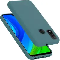Cadorabo TPU Liquid Silicone Case Hülle für Huawei P SMART 2020