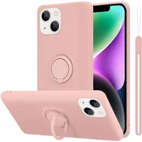 Cadorabo Hülle für Apple iPhone 14 PLUS im TPU Liquid Ring Silicone Case Style