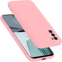 Cadorabo TPU Liquid Silicone Case Hülle für Motorola MOTO G62 5G