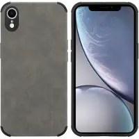 Cadorabo Hülle für Apple iPhone XR im TPU Matt Leder LM161 Style