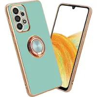 Cadorabo Hülle für Samsung Galaxy A33 5G im TPU mit Kameraschutz und Ring LM089 Style