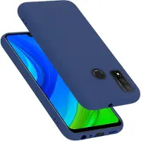 Cadorabo TPU Liquid Silicone Case Hülle für Huawei P SMART 2020