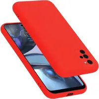 Cadorabo TPU Liquid Silicone Case Hülle für Motorola MOTO G22