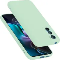 Cadorabo TPU Liquid Silicone Case Hülle für Motorola EDGE 30