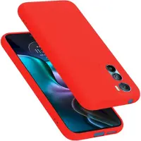 Cadorabo TPU Liquid Silicone Case Hülle für Motorola EDGE 30