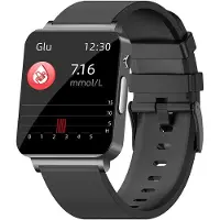 INF Smartwatch mit EKG, Puls, Blutsauerstoff, Schlafmonitor Schwarz