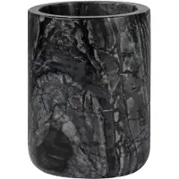 Mette Ditmer - Marble Zahnputzbecher, schwarz / grau