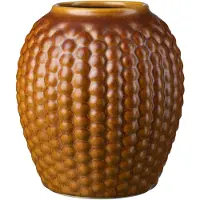 FDB Møbler - S7 Lupin Vase, Ø 19,5 x H 22 cm, gold brown