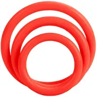 Calexotics - Penisring-Set flexible Ringe aus Silikon 1 St