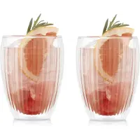 Bodum Glas Pavina Transparent 320 ml (Set von 2 Stück)