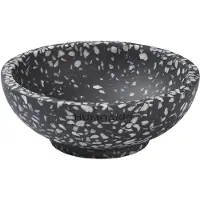 Humdakin Seifen-Schale Terrazzo Firenze Black 13 cm