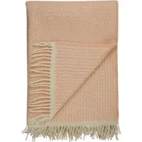 Røros Tweed - Mello Wolldecke, 210 x 150 cm, powder pink