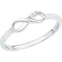 s.Oliver Ring für Damen, Sterling Silber 925, Zirkonia (synth.) s.Oliver Silber